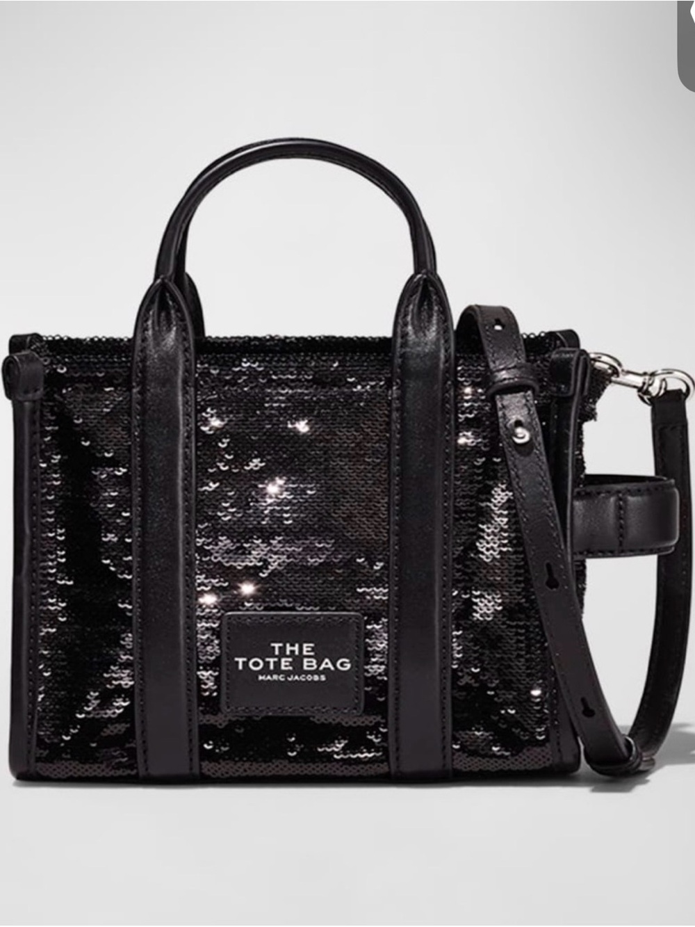 Marc Jacobs The Tote Bag in Black Sequin